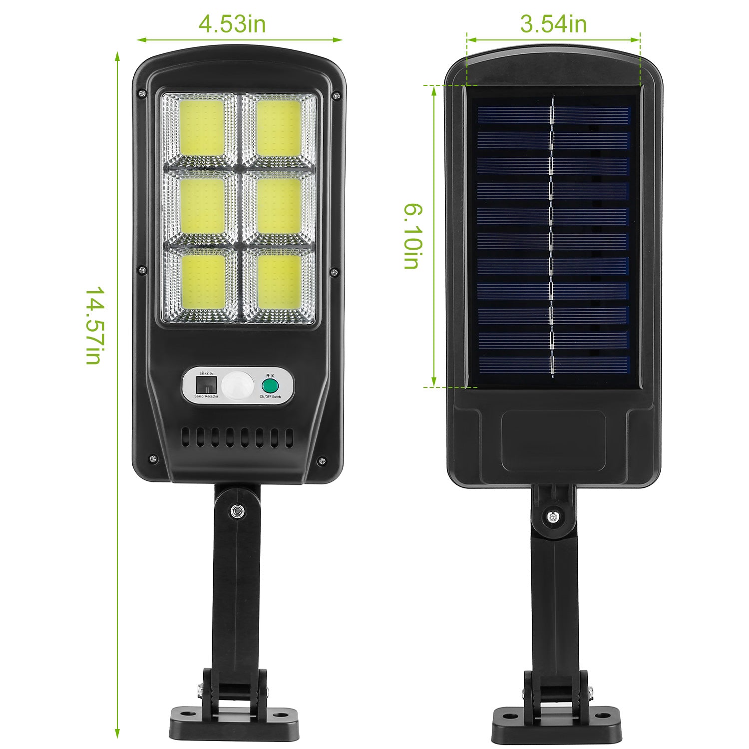 Ultra Bright Solar Motion Sensor Wall Light Remote Control LED