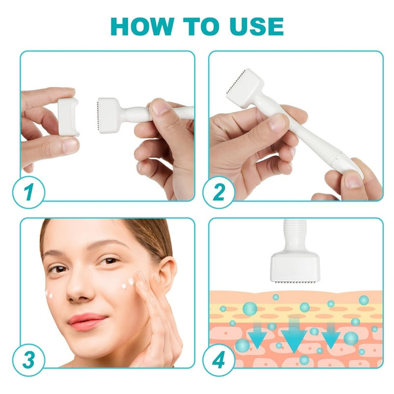 Professional 0.25mm Derma Roller for Skin Renewal & Glow Boost