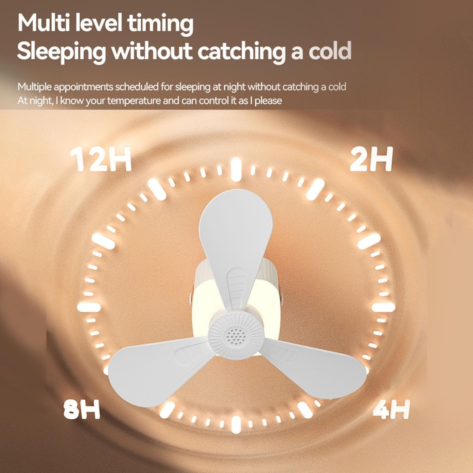 Portable Fan 3600mAh LED Light Mosquito Repellent Remote Control