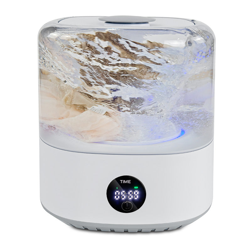 Powerful Mini Portable Washer Cordless USB Compact Travel Laundry