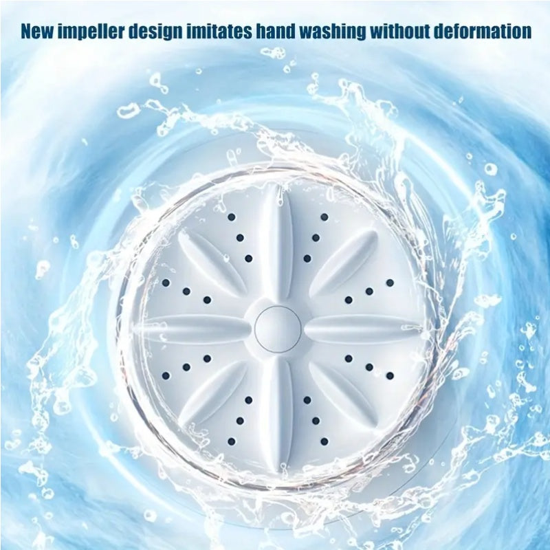 Portable Mini Washer USB Rechargeable Laundry Cup Compact