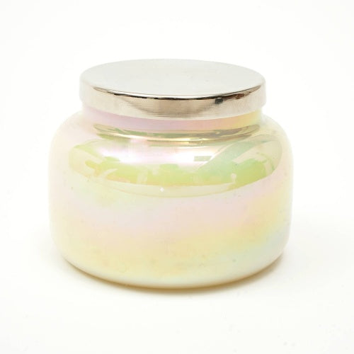 Pastel Yellow Scented Candle Jar with Lid Elegant Decor