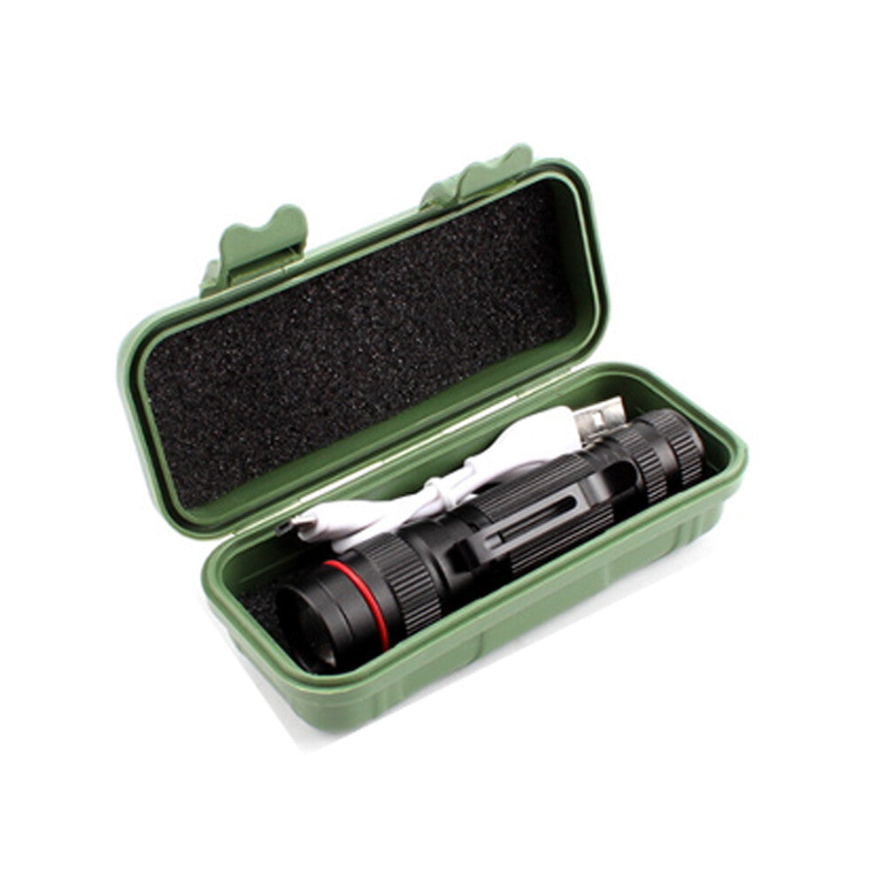 Ultra Bright Tactical LED Flashlight USB Rechargeable Mini Torch