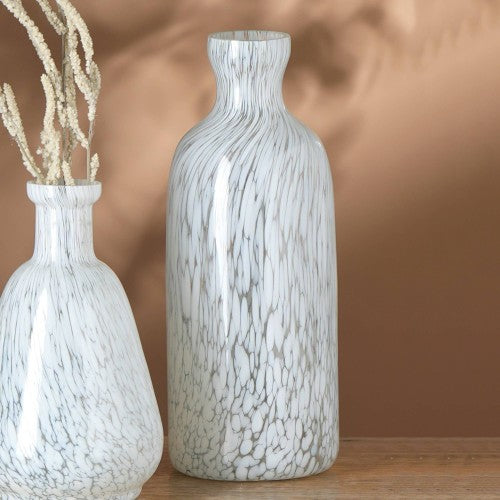 Large Decorative Splatter Glass Bottle Vase for Home