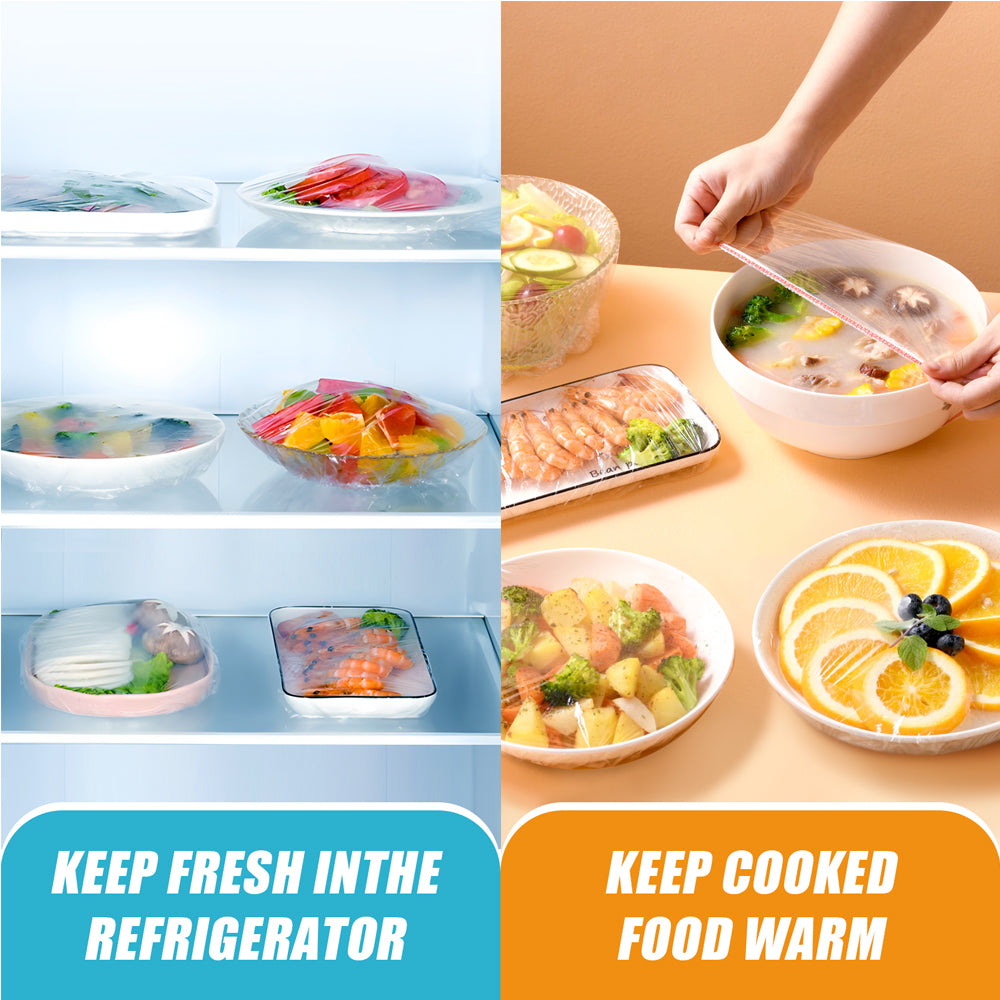 Reusable Elastic Food Cover Set Stretchable Bowl Storage Covers
