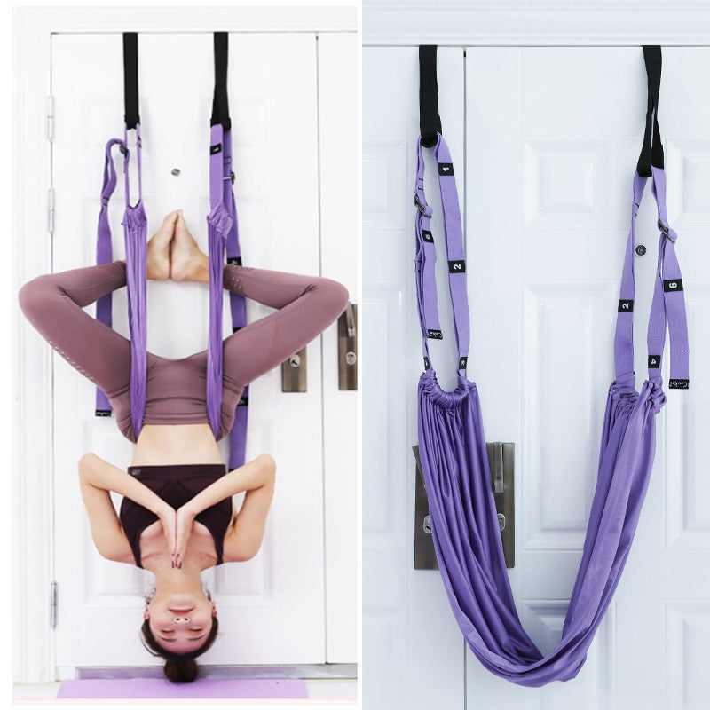 Hip Stretch Yoga Belt Inverted Rope Pull Stretch Strap for Lower Waist & Flexibility Training