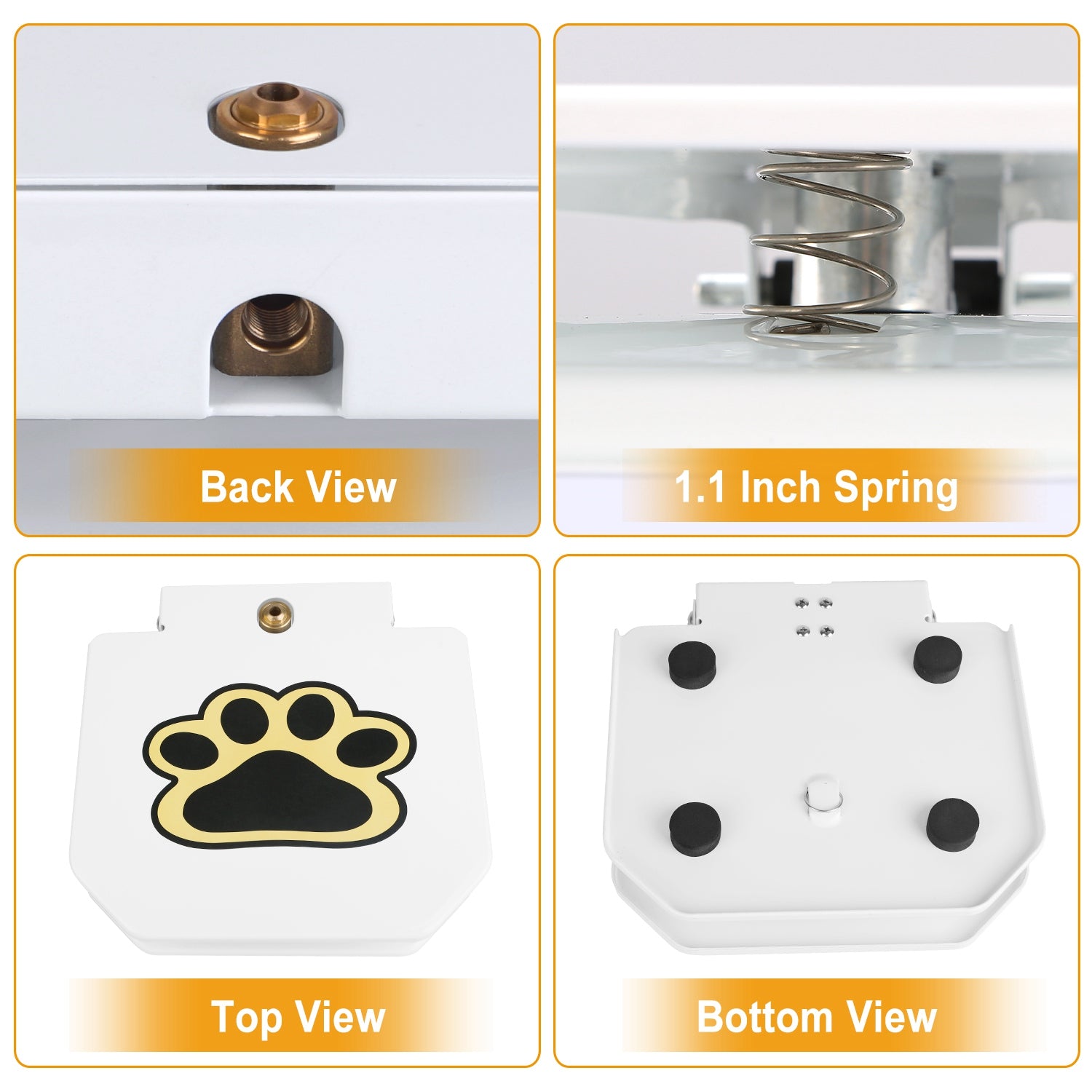 Outdoor Dog Water Fountain Step On Paw Activated Drinking Sprinkler