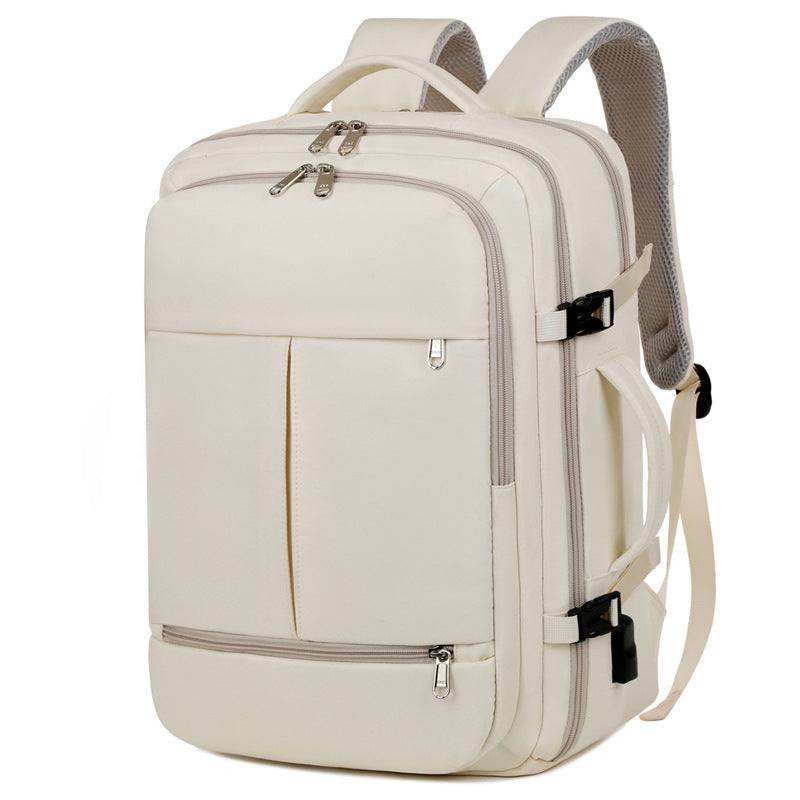 Large Capacity Business Travel Backpack Multiple Pockets Laptop Bag Unisex