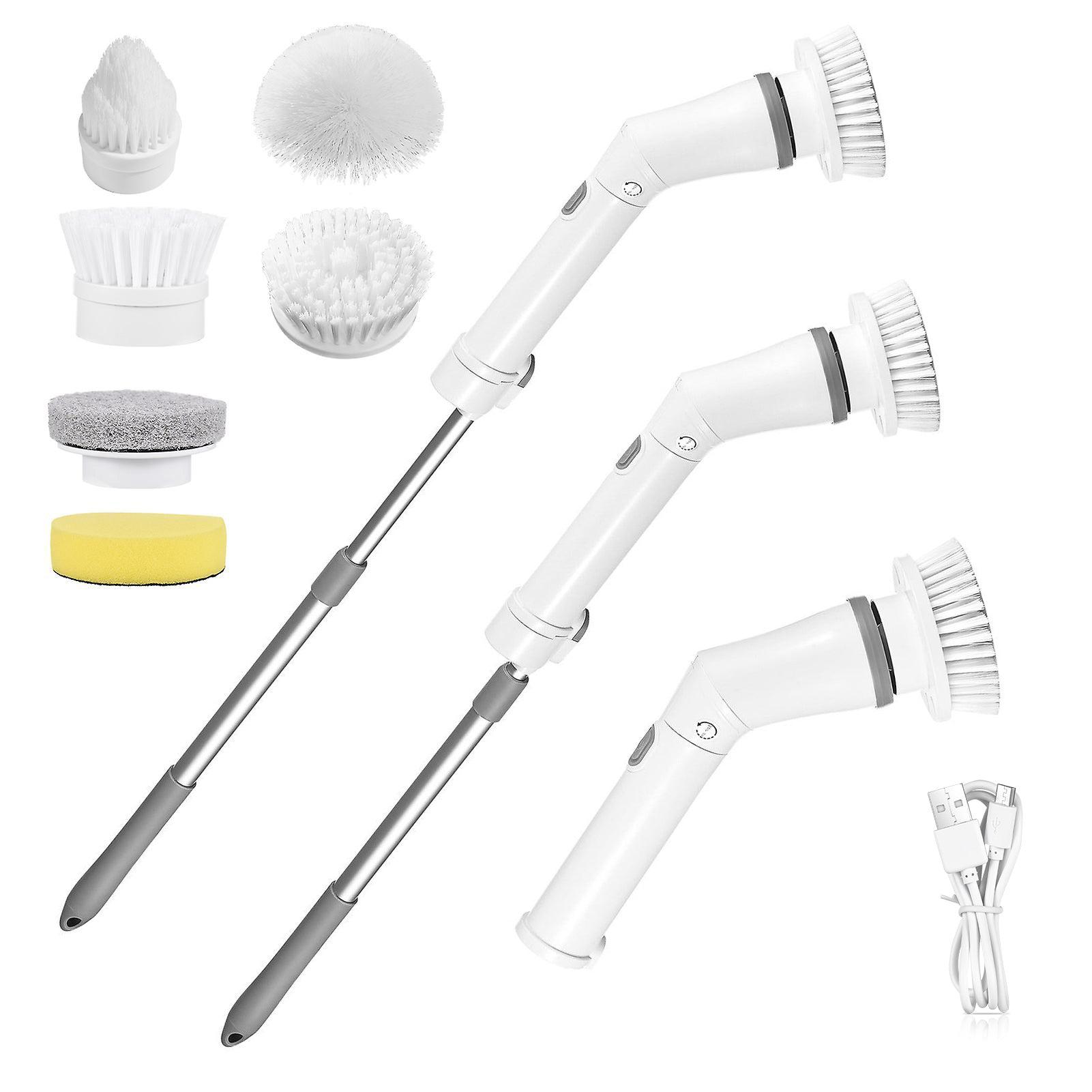 Powerful Electric Spin Scrubber Cordless Telescopic Cleaner