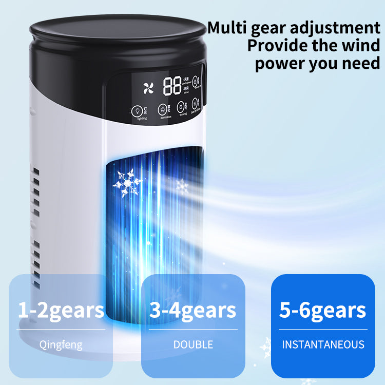 Desktop Air Cooler Portable Mini Cooling Fan USB Powered