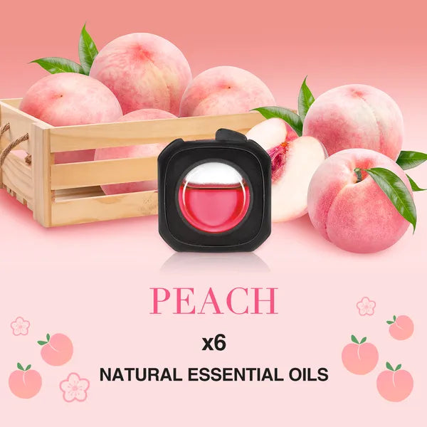 3-Pack Peach Scent Car Vent Clip Air Freshener Long Lasting