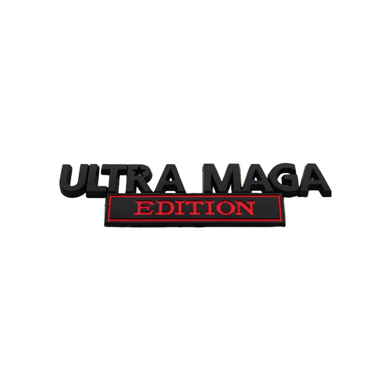 2PCS Ultra Edition 3D Metal Car Emblem Badge Sticker