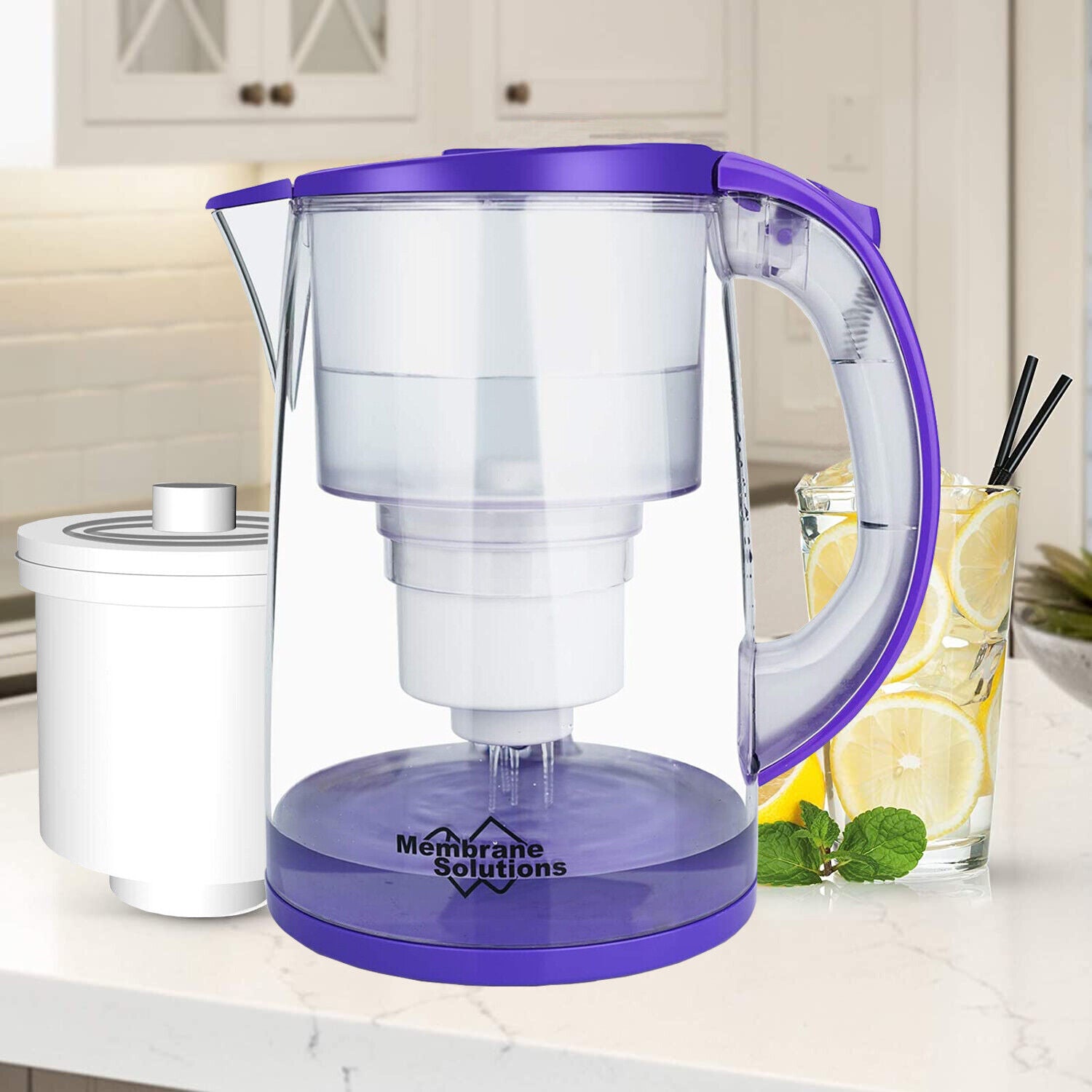 3.5L Water Filter Pitcher BPA Free Family Jug System