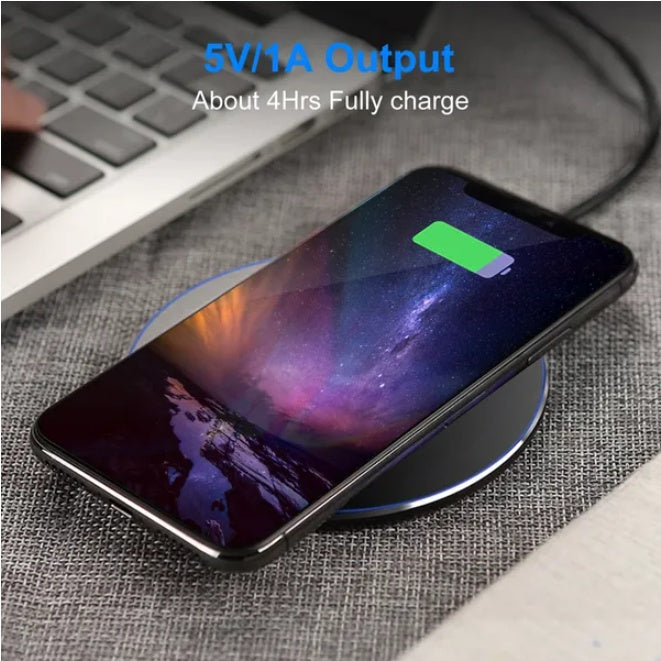 Wireless Charger Qi Certified Ultra Slim 5W Fast Charging Pad