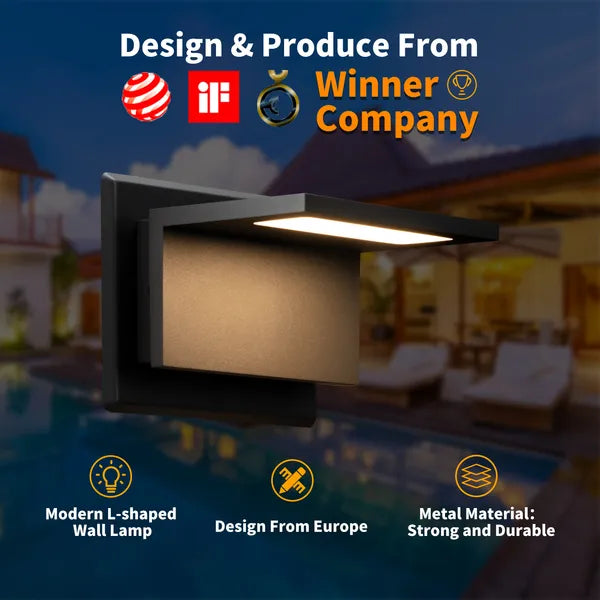 Outdoor LED Wall Light Modern Sconce Porch Front Door Lamp