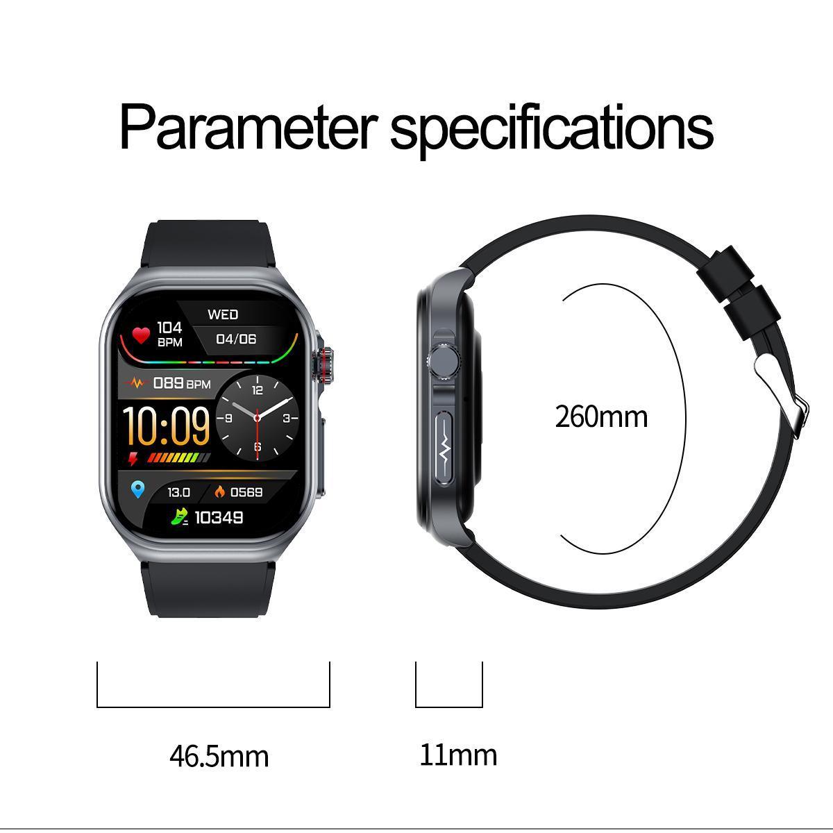 Smart Watch for Men Women Bluetooth Call Heart Rate Fitness Tracker