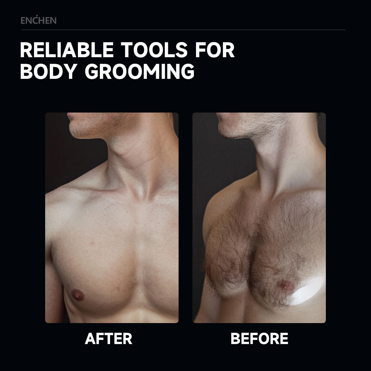 Precision Body Hair Trimmer for Smooth Safe Grooming