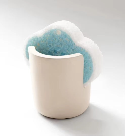 Diatom Mud Sponge Holder Sink Caddy for Kitchen & Bathroom