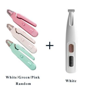 Premium 2in1 Pet Nail Clipper LED Light Safe Grooming Trimmer