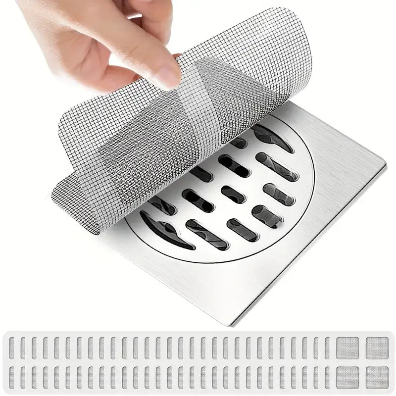 Disposable Drain Hair Catcher Stickers Mesh Filter Covers Set
