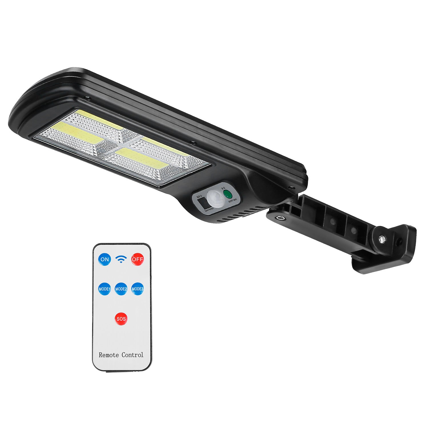 Ultra Bright Solar Motion Sensor Wall Light Remote Control LED