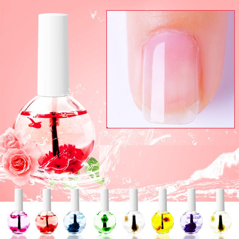 Dried Flower Nail Treatment Oil for Nail Care