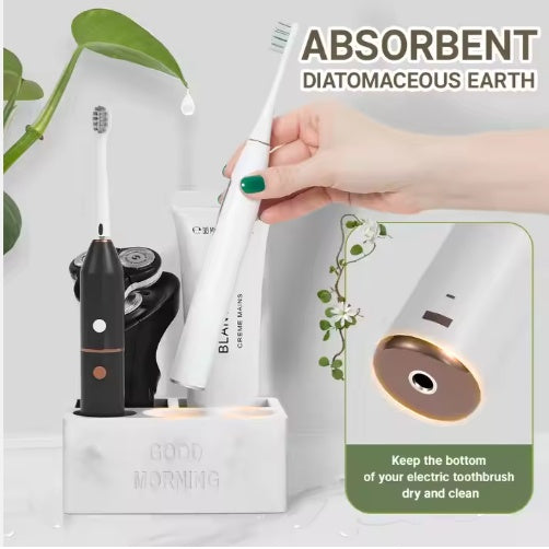 Premium Toothpaste Holder Bathroom Organizer for Electric Brushes