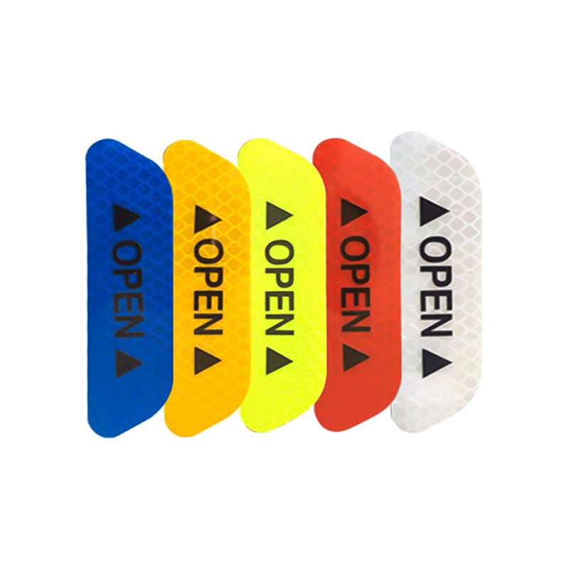 20PCS Reflective Car Door Warning Stickers Safety Decals