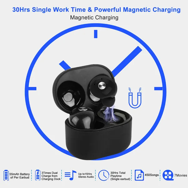 TWS Wireless Earbuds V4.2 Deep Bass Stereo IPX4 Earphones