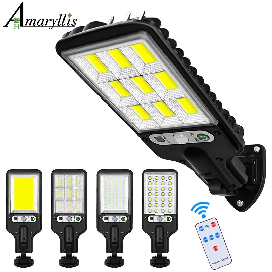 108 LED Solar Street Light Waterproof Motion Sensor Remote Control
