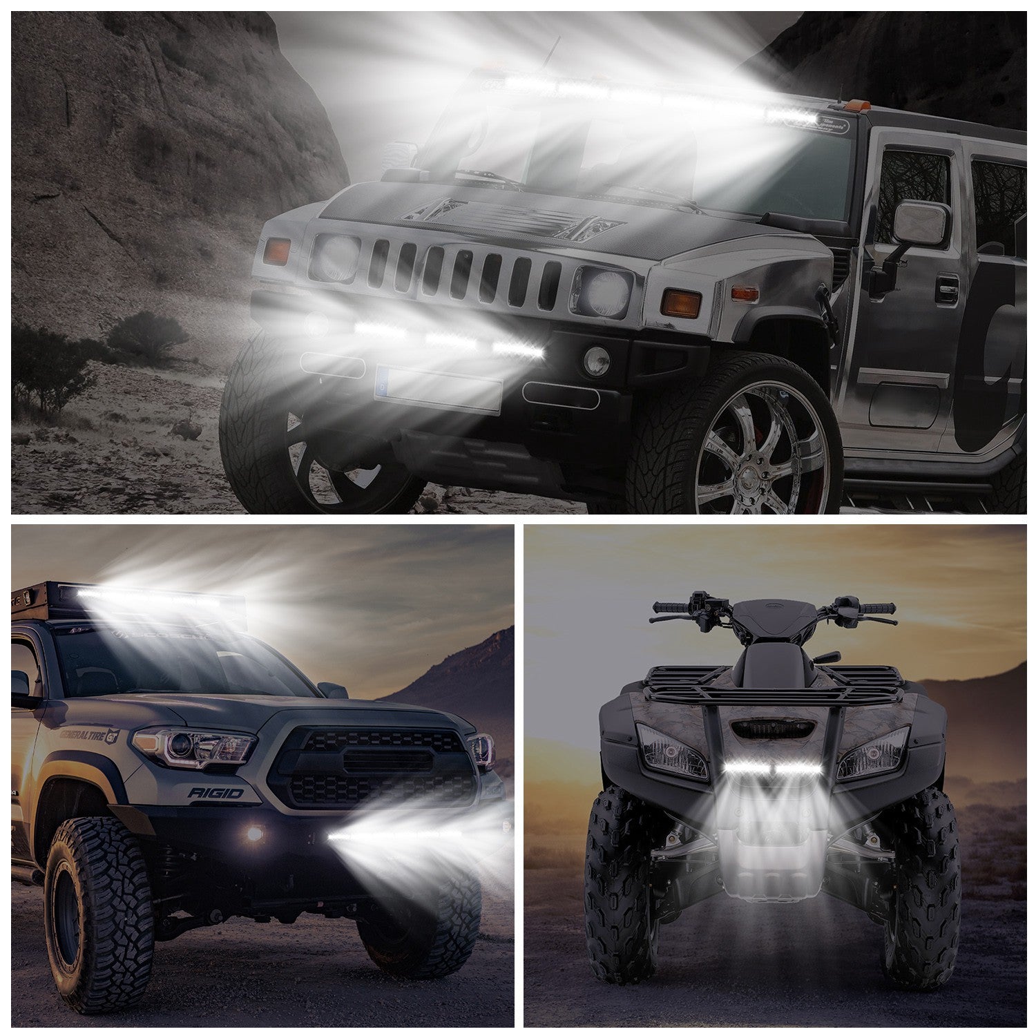 Ultra Slim LED Light Bar Powerful Offroad Spot Beam Work Light