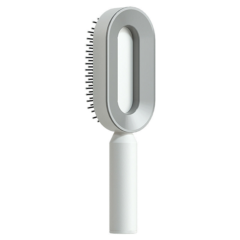 Self Cleaning Hair Brush with Scalp Massage & Detangling