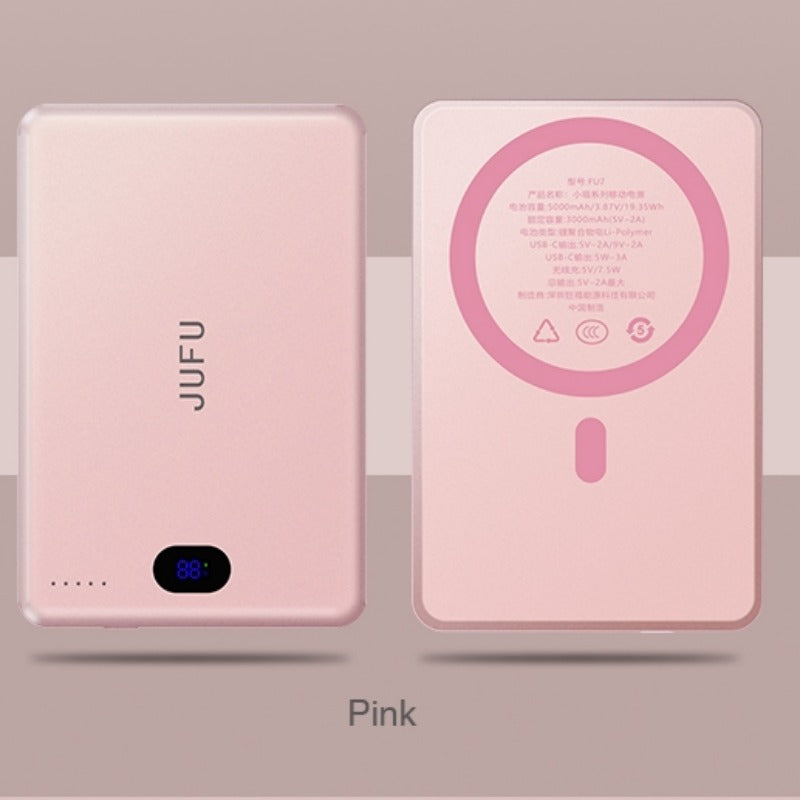 Magnetic Wireless Power Bank Portable Fast Charging Battery Pack