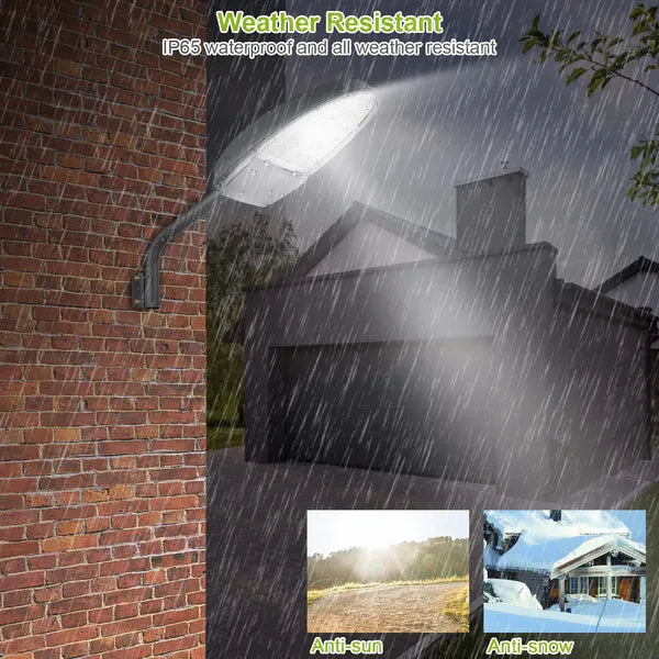 LED Wall Pack Light 144 LEDs IP65 Dusk to Dawn Outdoor Lamp