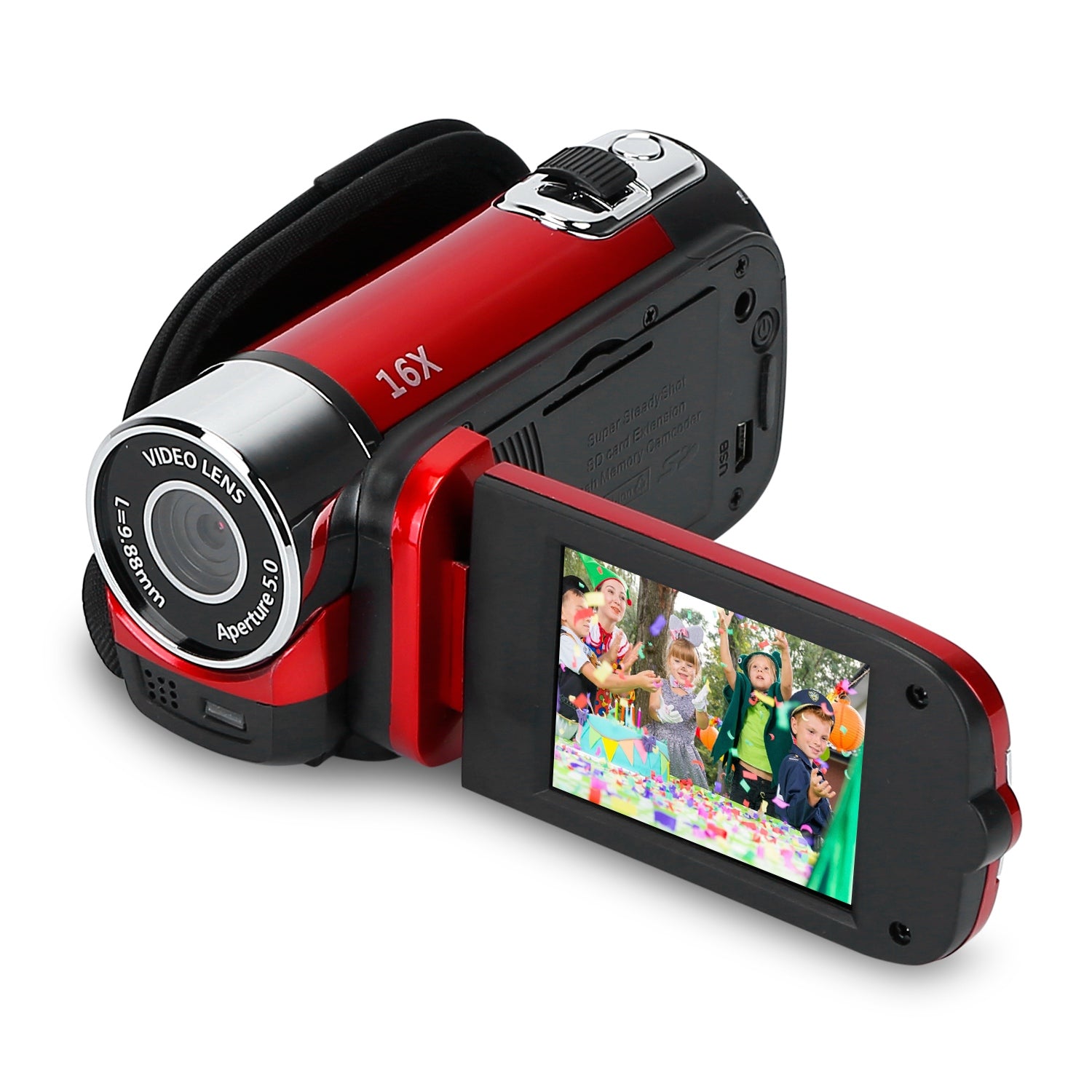 HD 1080P Digital Video Camcorder Zoom with Fill Light