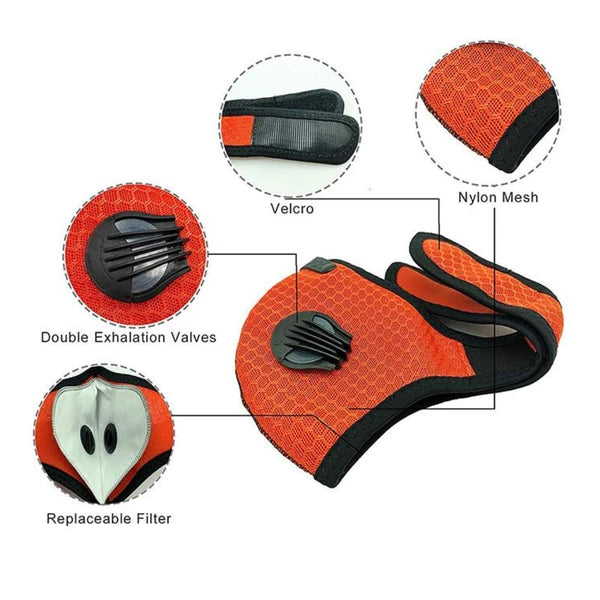 High Performance Sports Protective Face Mask Breathable Fit