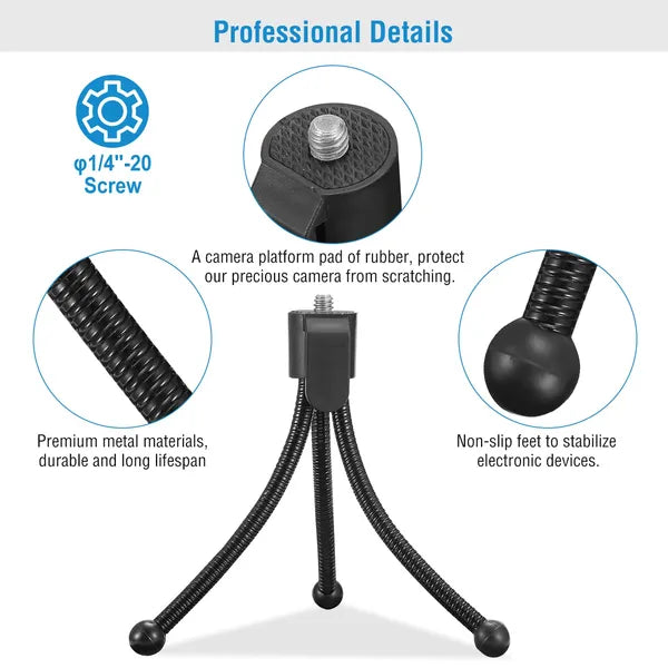 Flexible Mini Tripod Stand for Camera Projector Mount