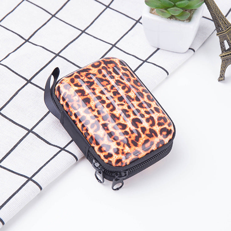 Tinplate Coin Purse Metal Mini Wallet Compact Storage Case for Coins and Keys