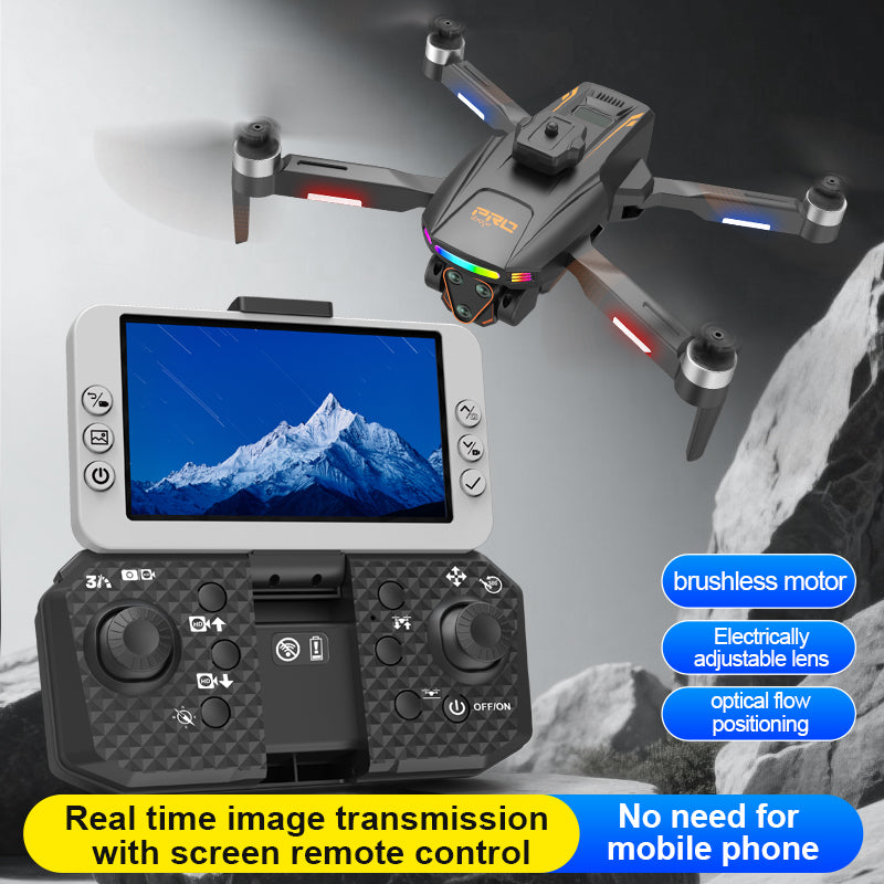 X01 Foldable Drone Dual Camera with Display Remote Control