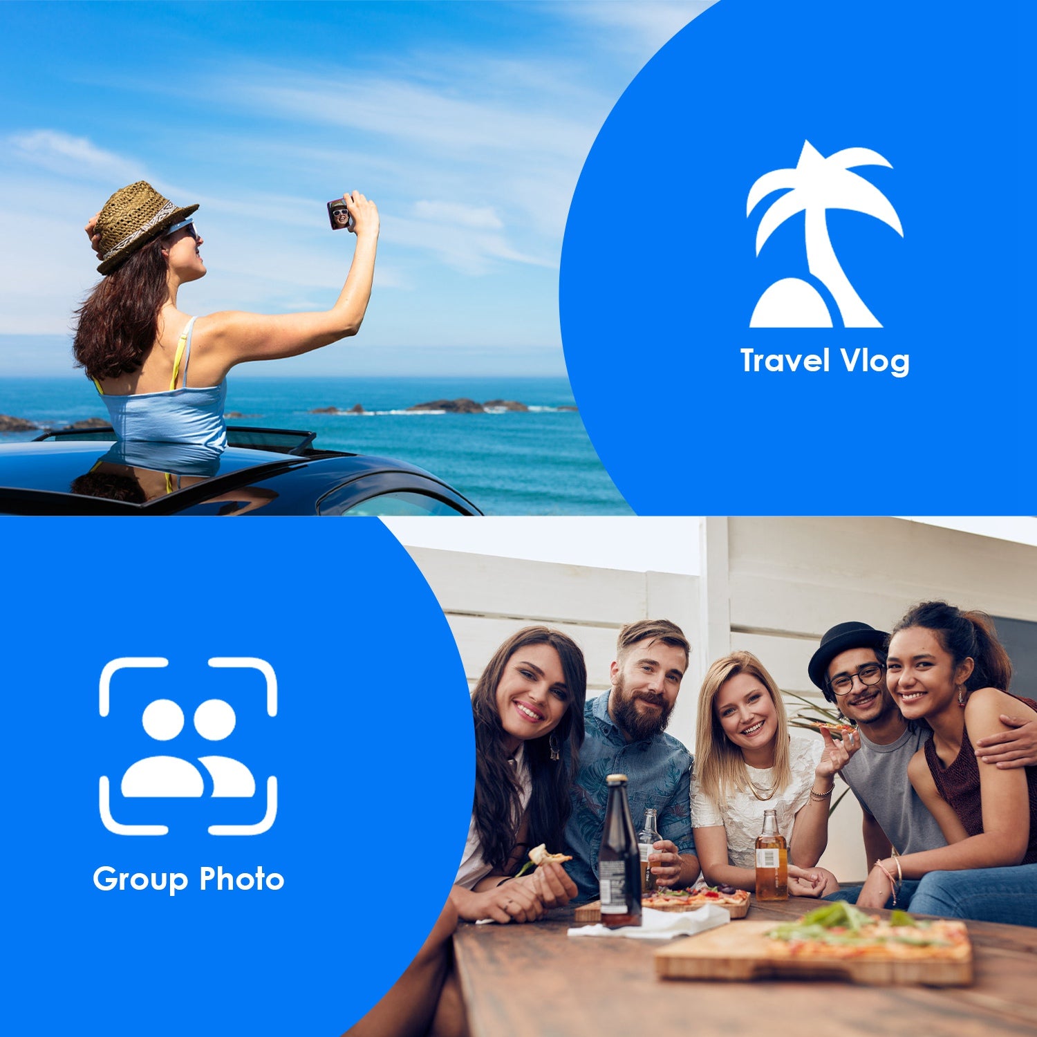 Wireless Selfie Monitor Screen Magnetic Vlog Display Remote