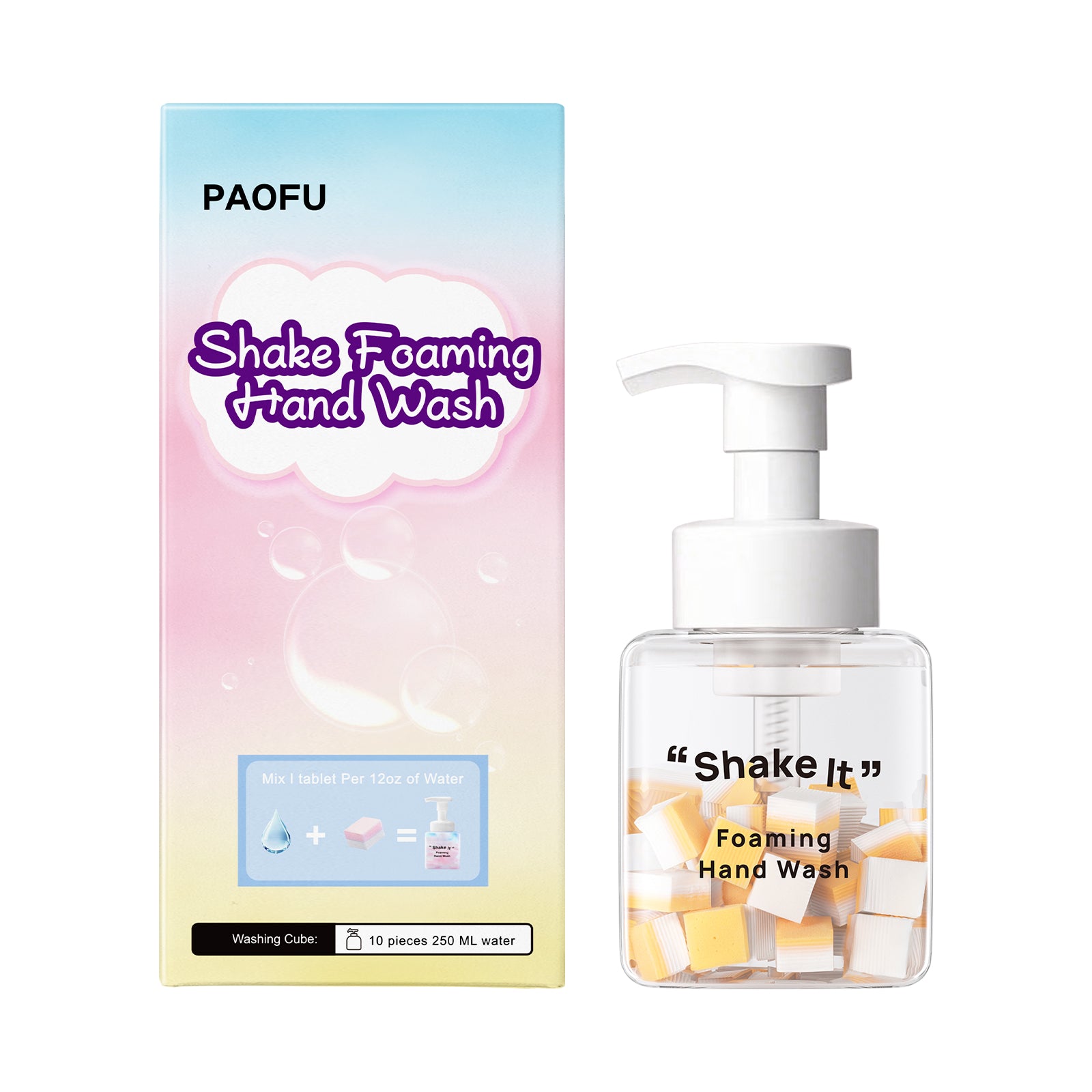 Eco-Friendly Foaming Hand Sanitizer Tablets with Fresh Scents