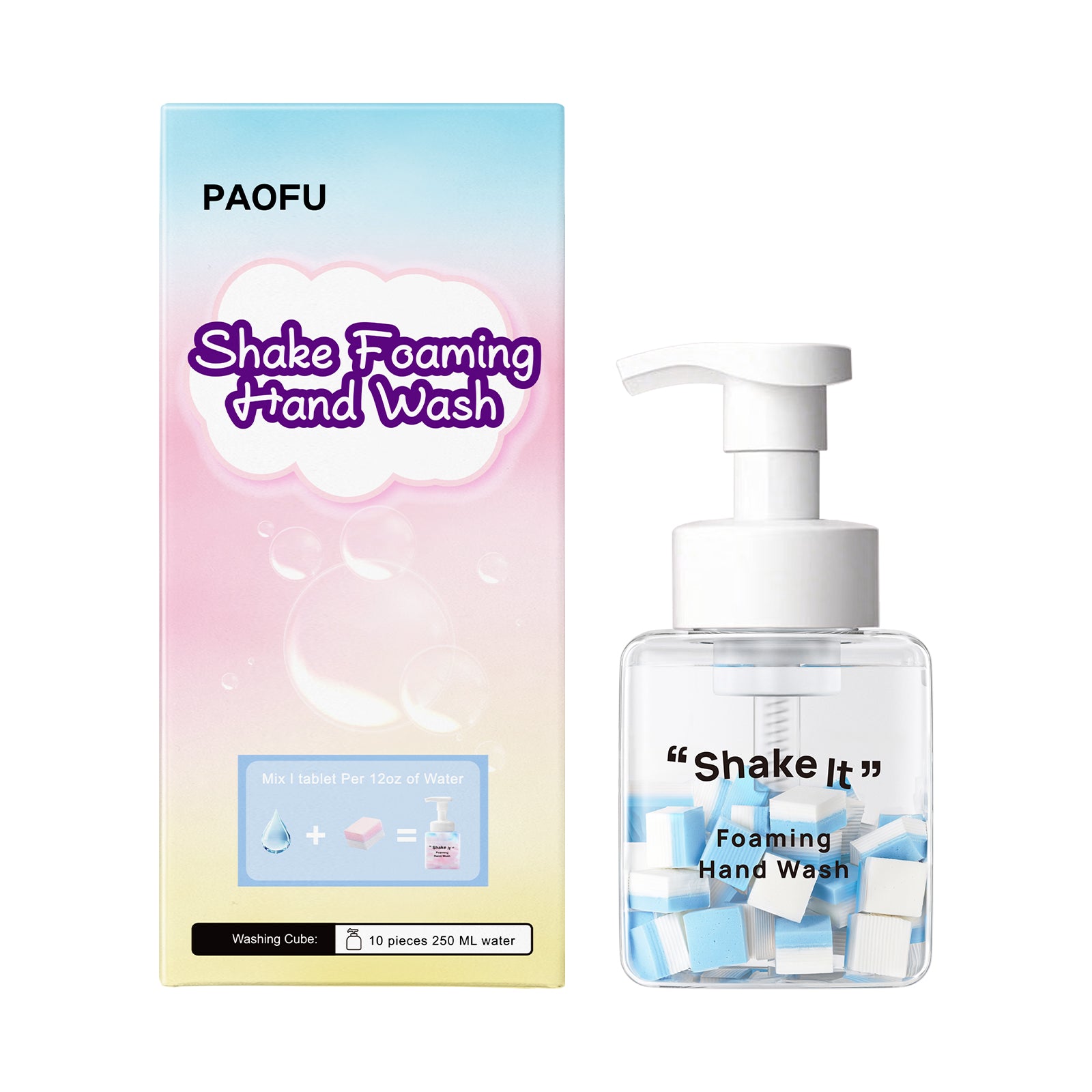 Eco-Friendly Foaming Hand Sanitizer Tablets with Fresh Scents