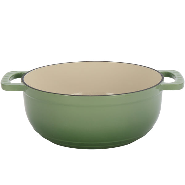 6QT Enameled Cast Iron Dutch Oven Pot with Lid and Silicone Gloves