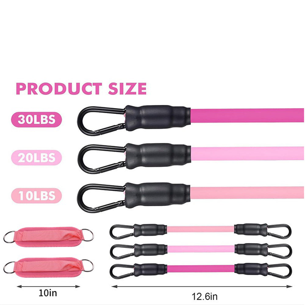 Ankle Resistance Bands with Cuffs for Leg & Glute Workout