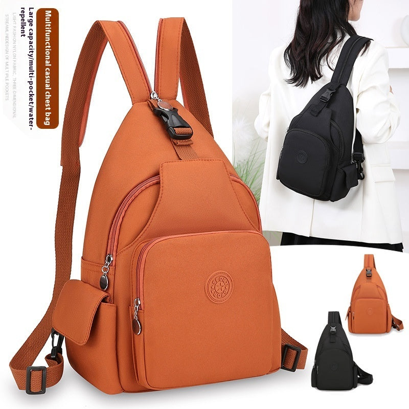 Women’s Waterproof Fashion Backpack Multifunctional Casual Chest Bag