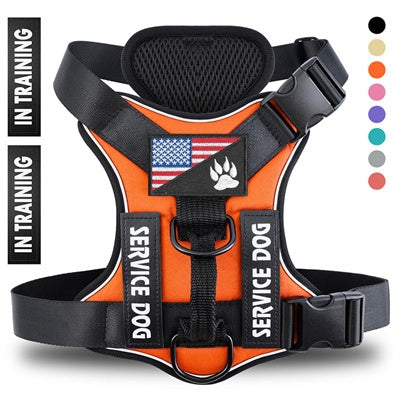 Premium Reflective Dog Harness Breathable Polyester Strap