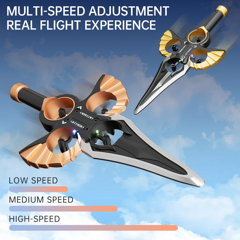 Gesture Control Flying Sword Drone RC Toy for Kids