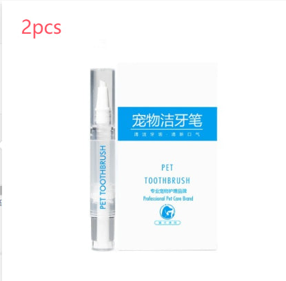 Pet Toothbrush Pen for Teeth Cleaning and Fresh Breath Care