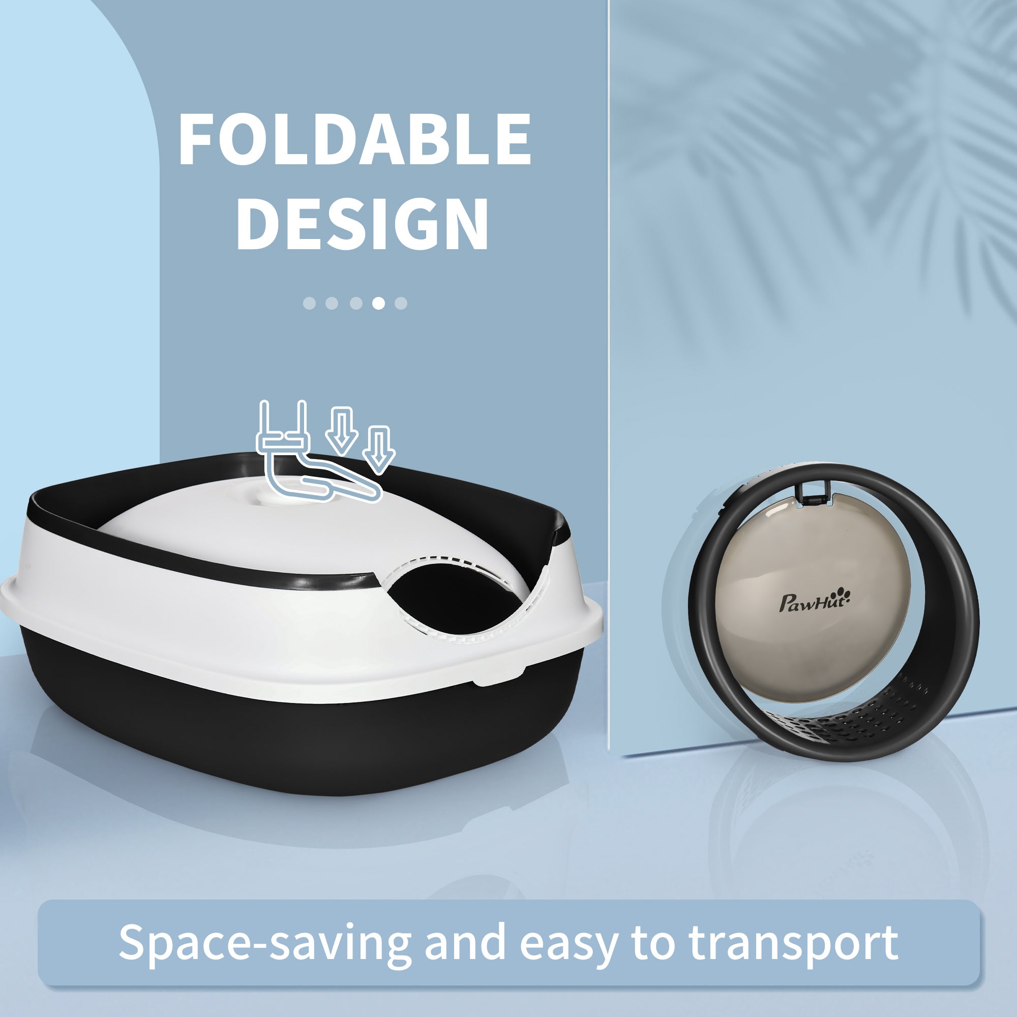 Ultimate Dome Covered Cat Litter Box with Lid Odor Control