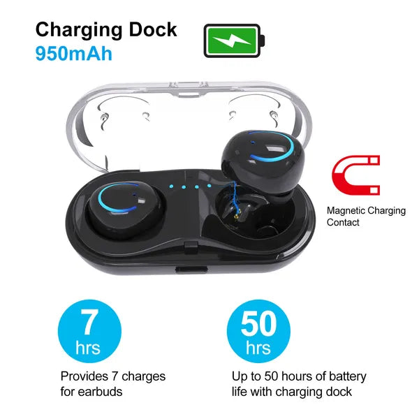Wireless TWS Stereo Earbuds High Quality Sound Bluetooth Headset